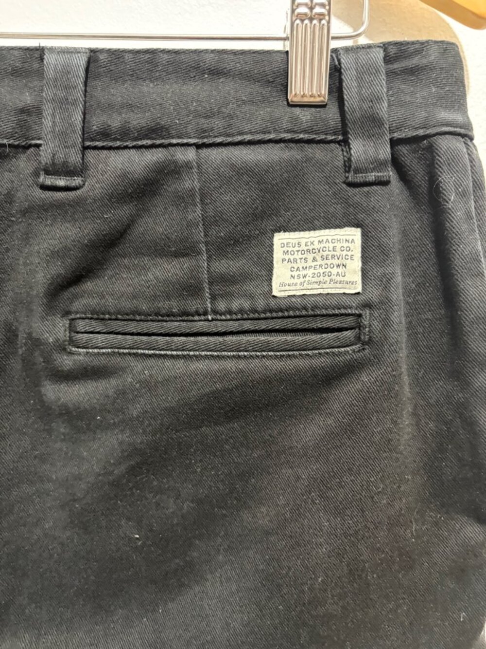 Deus ex Machina Ford stretch twill chino pant in Black - Picture 10 of 13